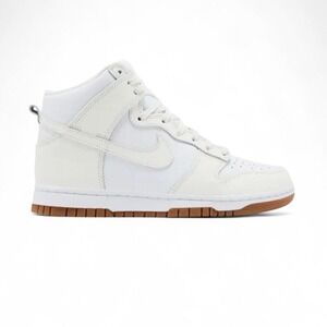 Nike Dunk High Top‎ Sneakers White Gum Sole Women's Size Casual Shoes